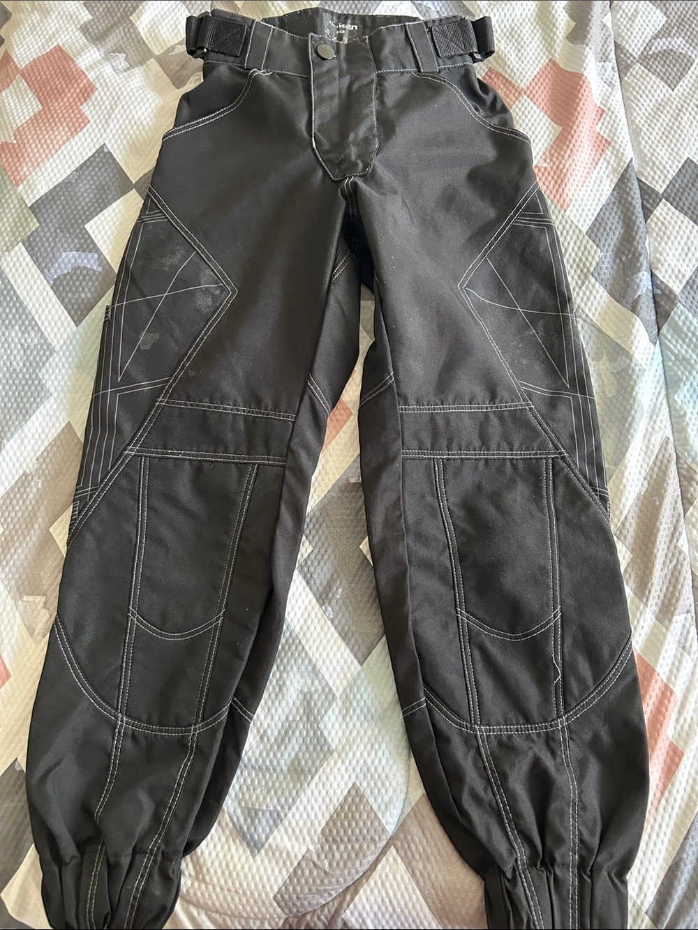 Valken black paintball Utility Pants (Youth)